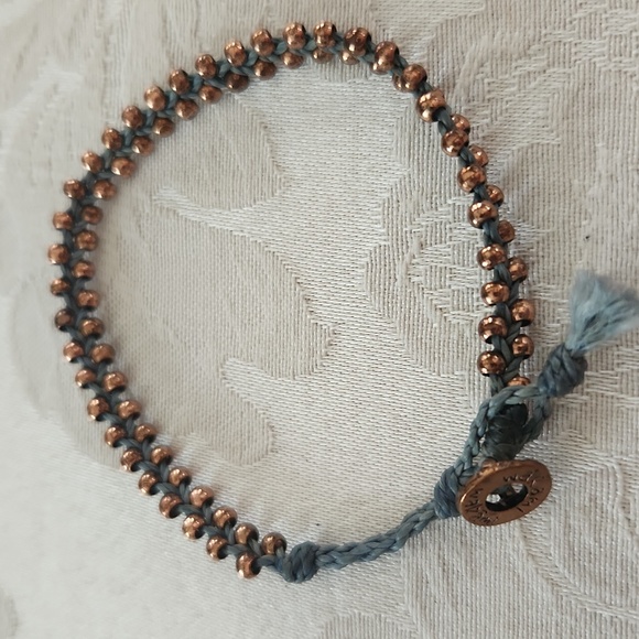 WAKAMI Copper and Blue Beaded Bracelet - Picture 9 of 9